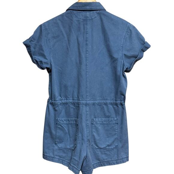 MIOU MUSE Easygoing Romper in Blue Size Small - Picture 4 of 4